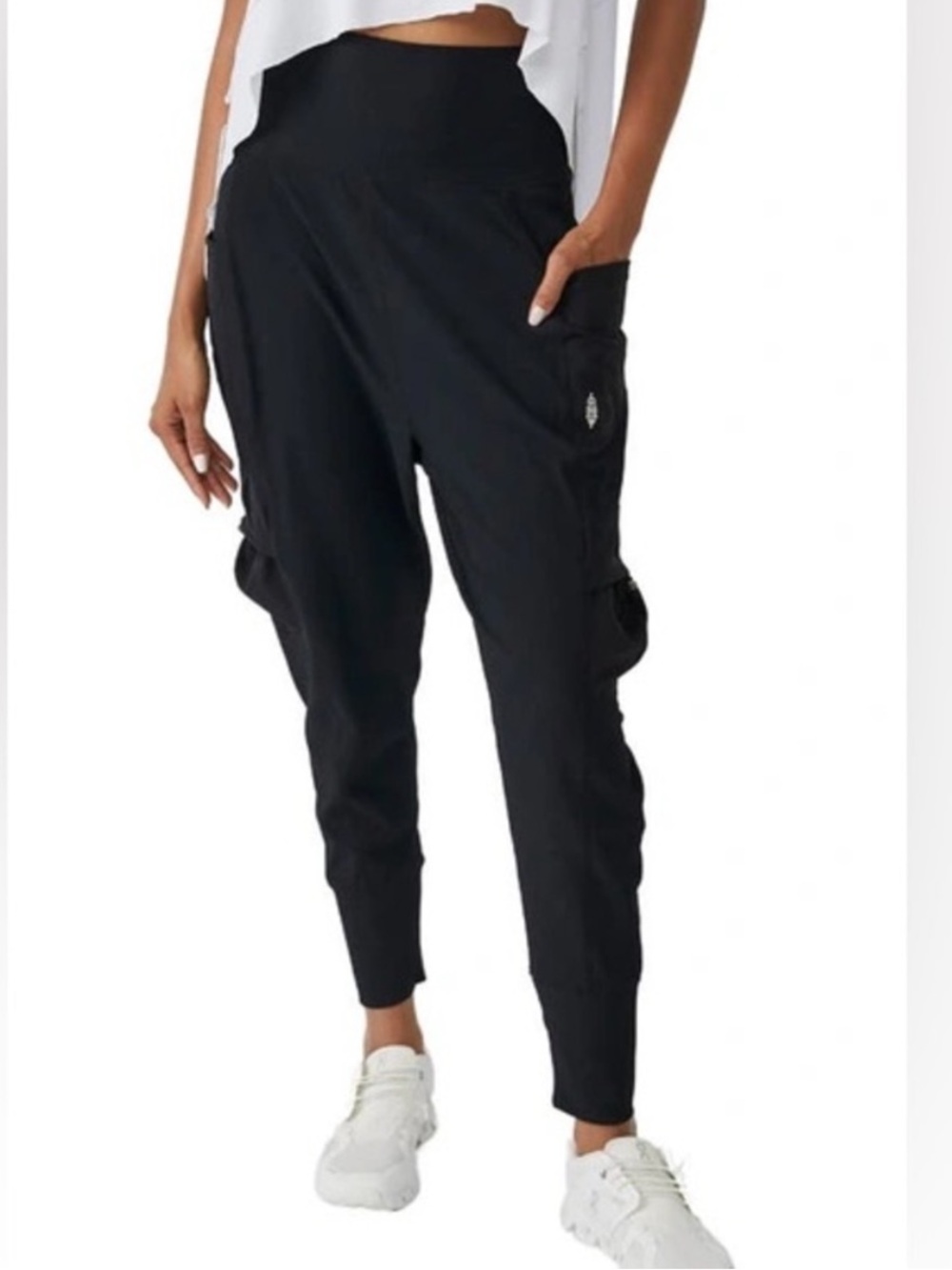 FP Movement | Free People Take A hike Harem Pants | Black | Large